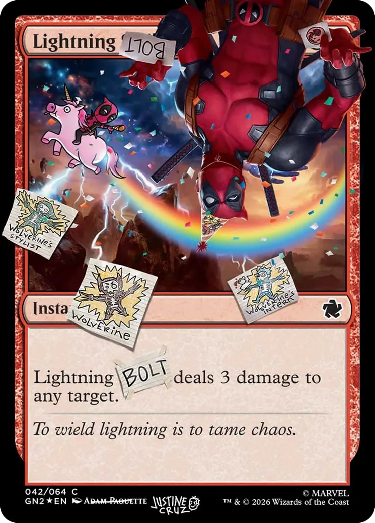 Lightning Bolt — Secret Lair Drop — Magic: The Gathering