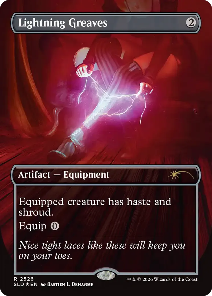 Lightning Greaves — Secret Lair Drop — Magic: The Gathering