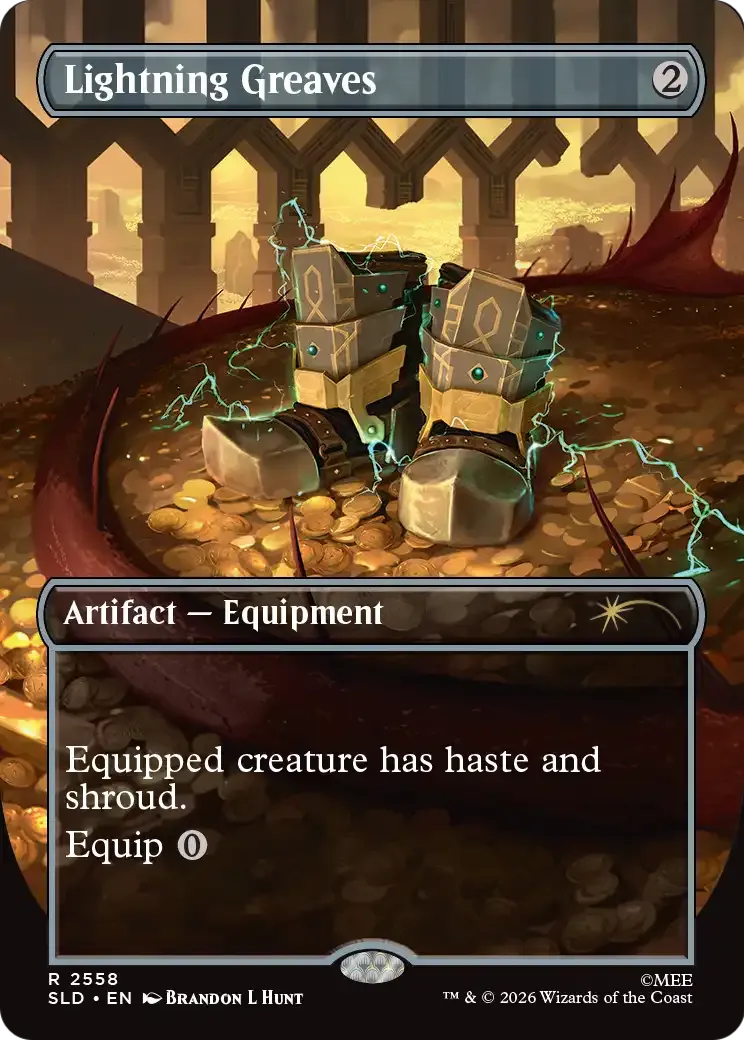 Lightning Greaves — Secret Lair Drop — Magic: The Gathering