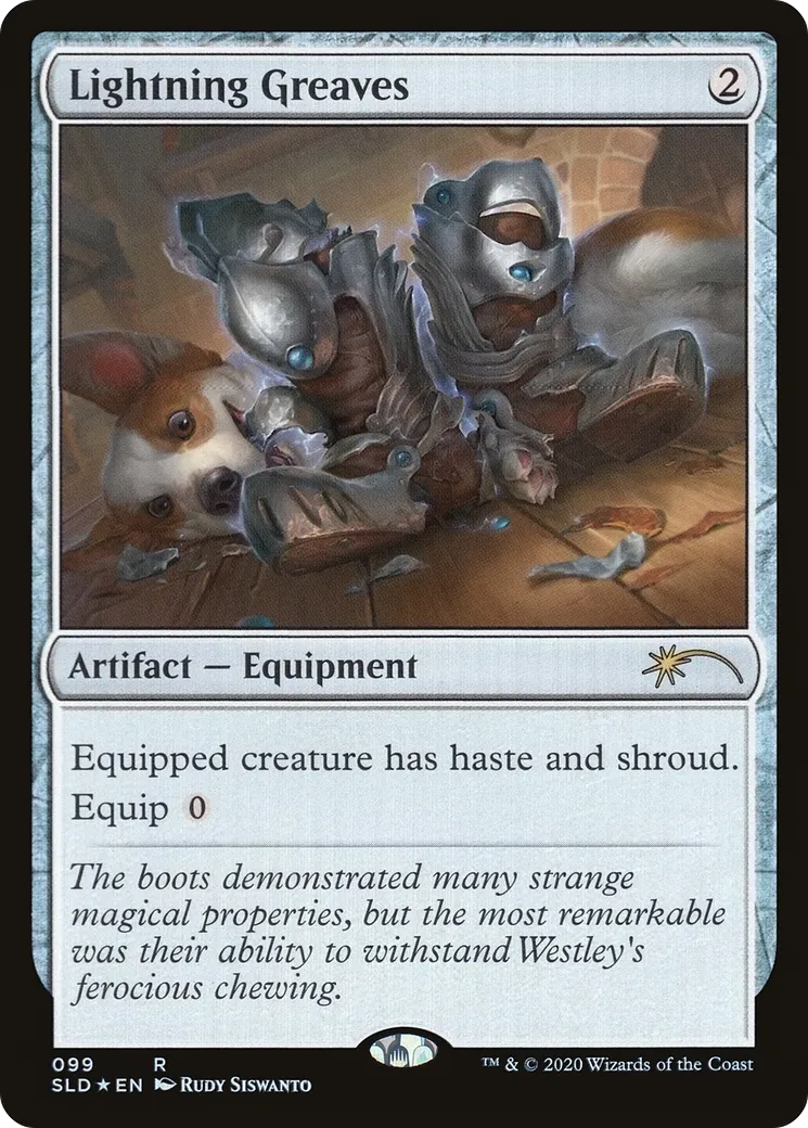 Lightning Greaves — Secret Lair Drop — Magic: The Gathering