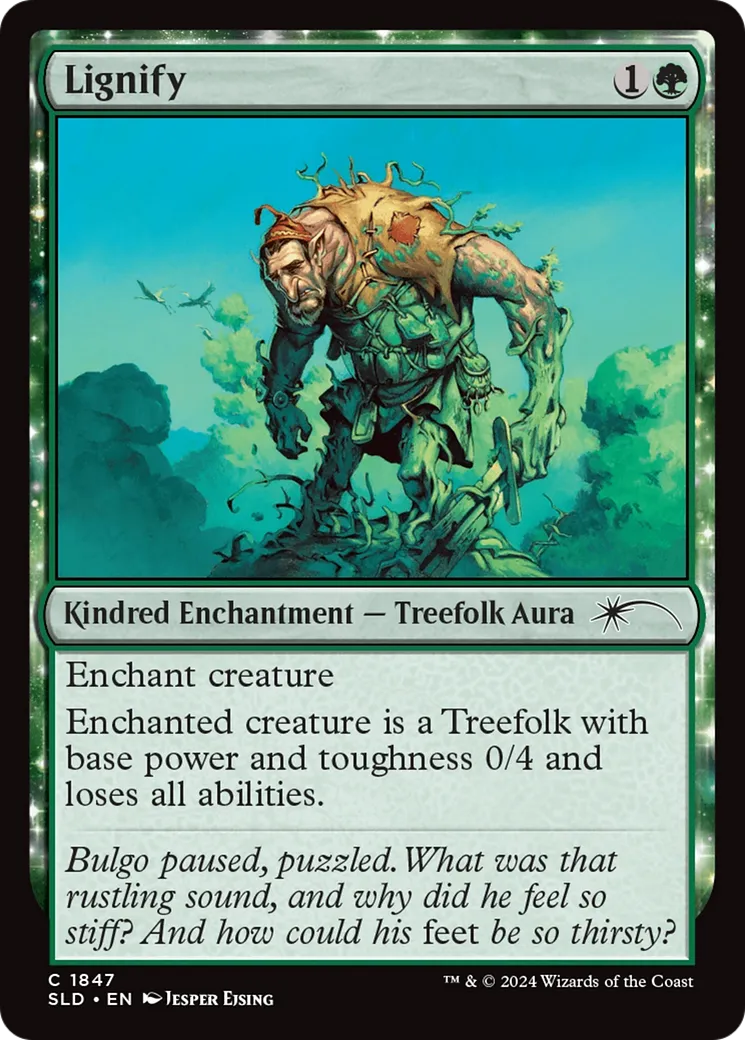 Lignify — Secret Lair Drop — Magic: The Gathering