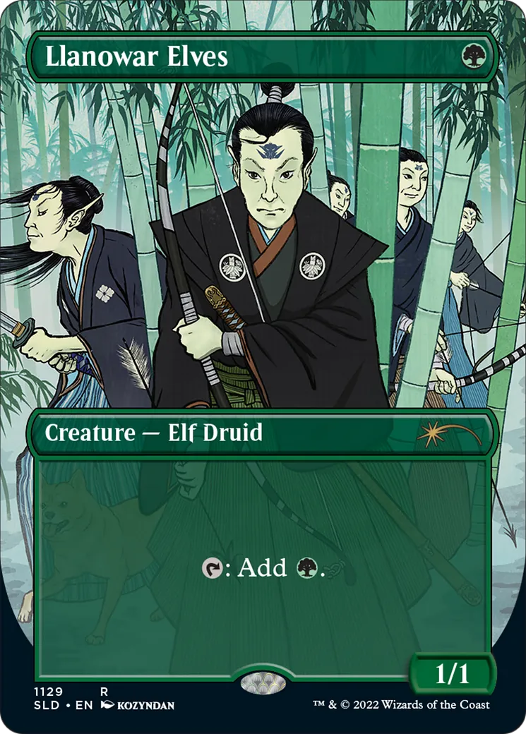 Llanowar Elves — Secret Lair Drop — Magic: The Gathering