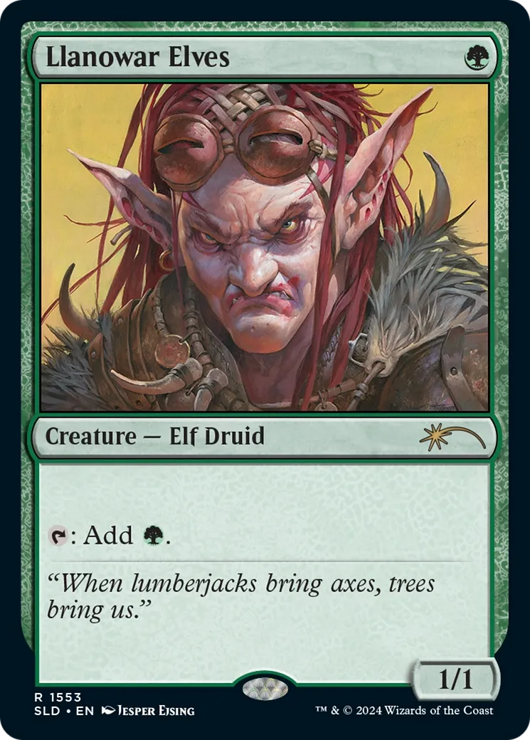 Llanowar Elves — Secret Lair Drop — Magic: The Gathering