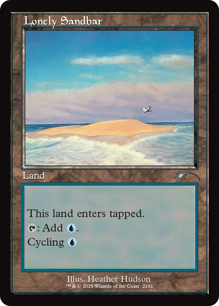 Banc de sable isolé — Secret Lair Drop — Magic: The Gathering