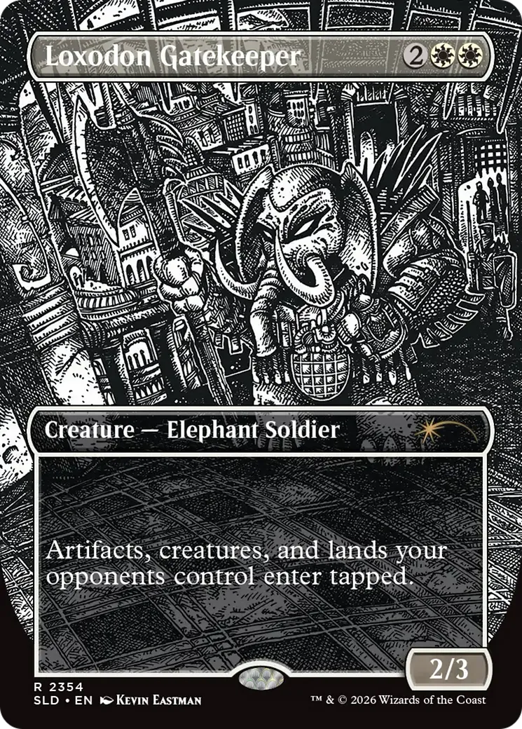 Gardien de la porte loxodon — Secret Lair Drop — Magic: The Gathering