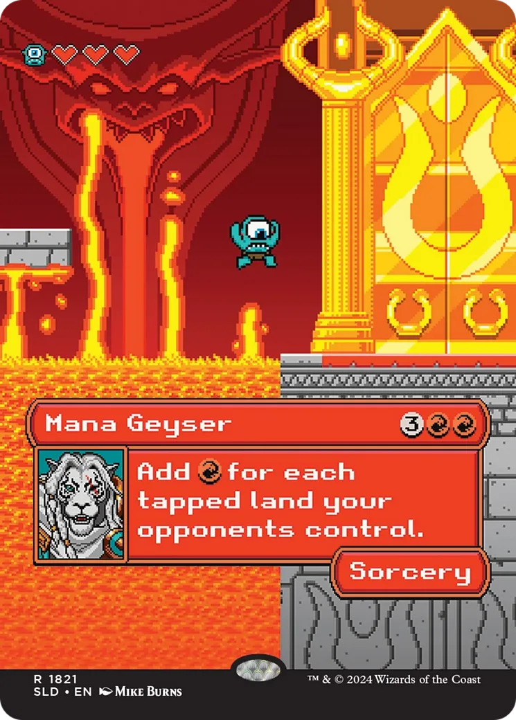 Mana Geyser — Secret Lair Drop — Magic: The Gathering