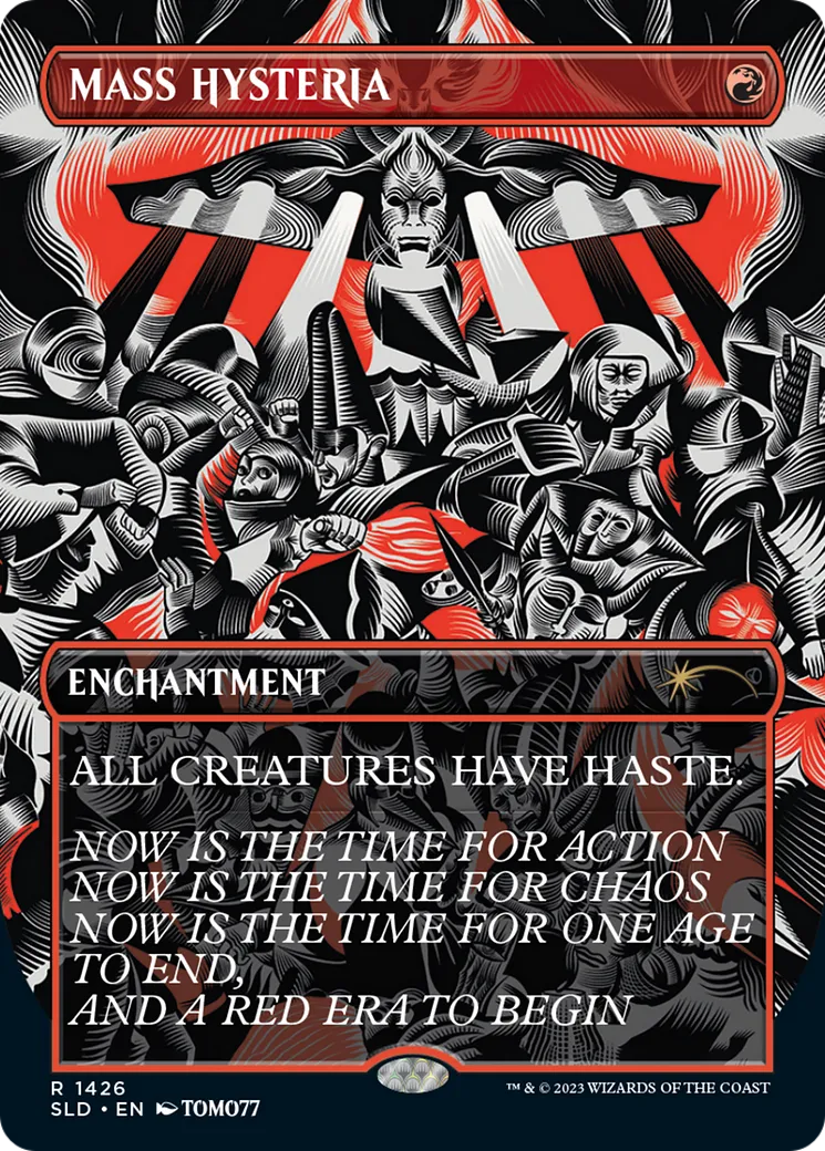 Mass Hysteria — Secret Lair Drop — Magic: The Gathering