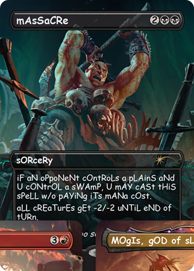 Massacre — Secret Lair Drop — Magic: The Gathering