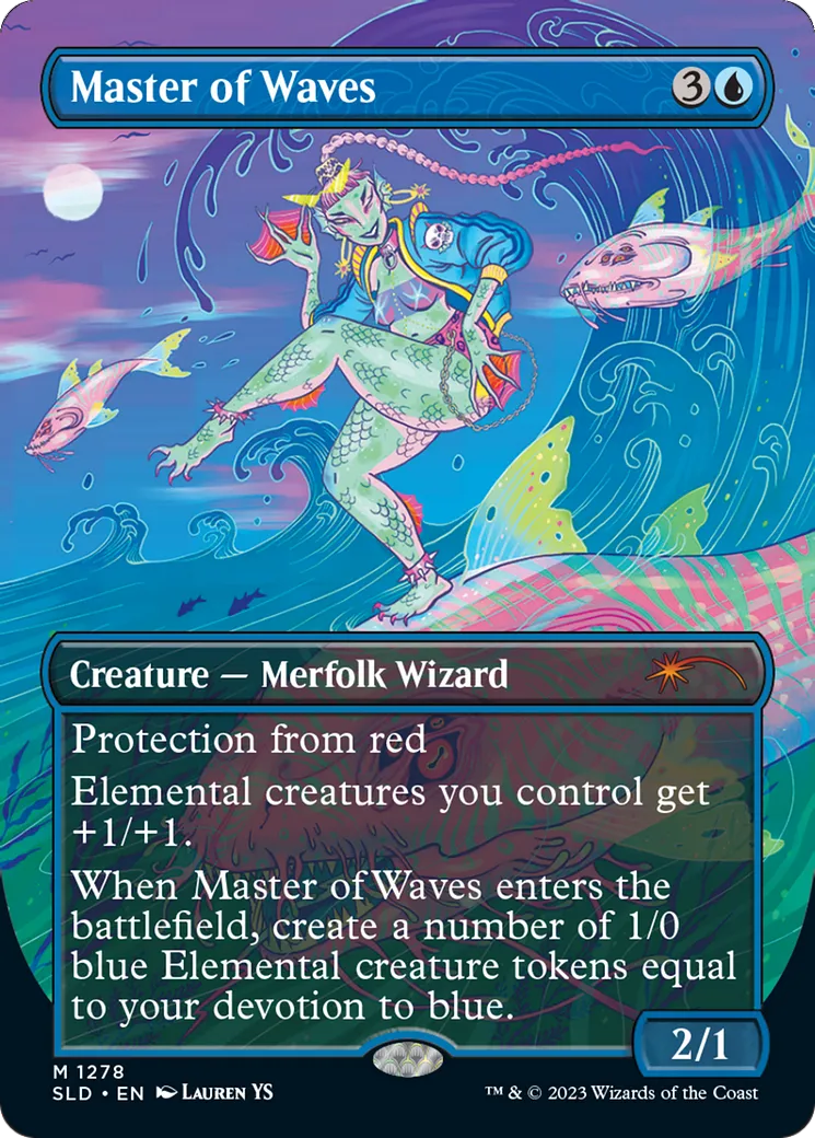 Master of Waves — Secret Lair Drop — Magic: The Gathering