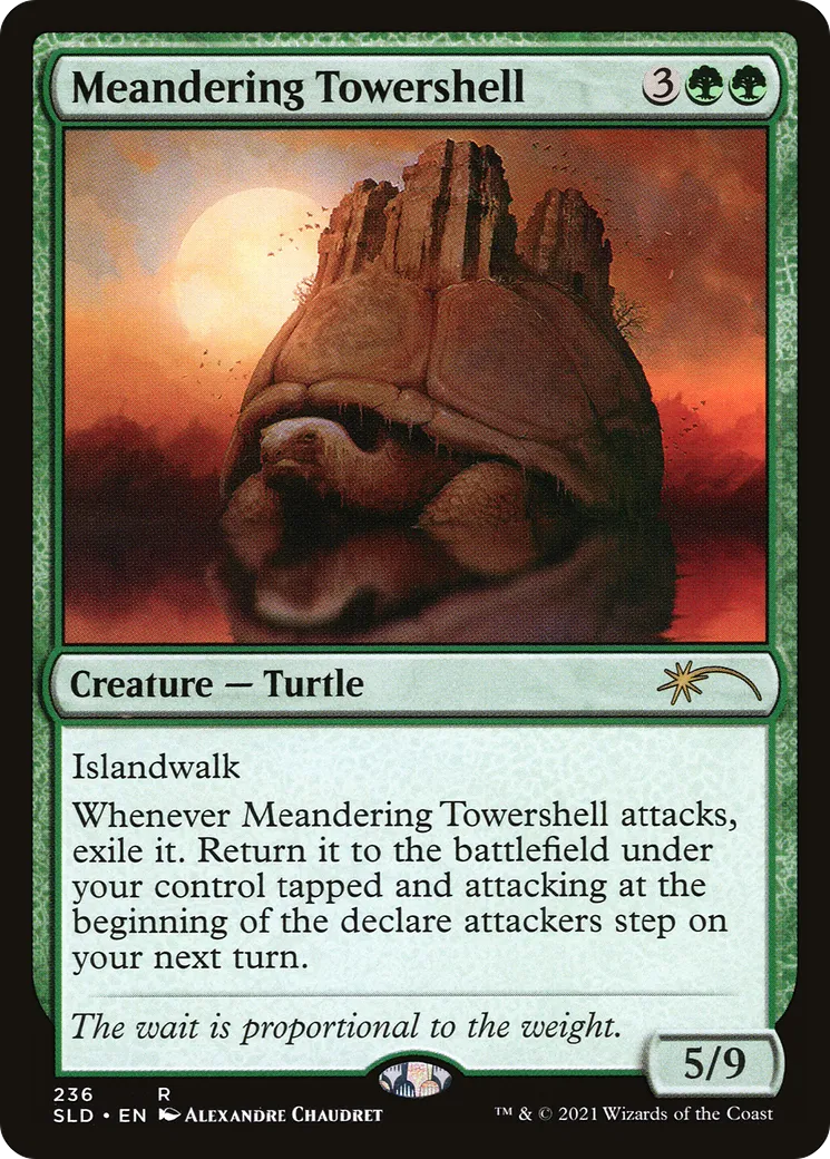 Meandering Towershell — Secret Lair Drop — Magic: The Gathering