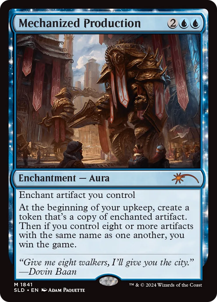 Mechanized Production — Secret Lair Drop — Magic: The Gathering