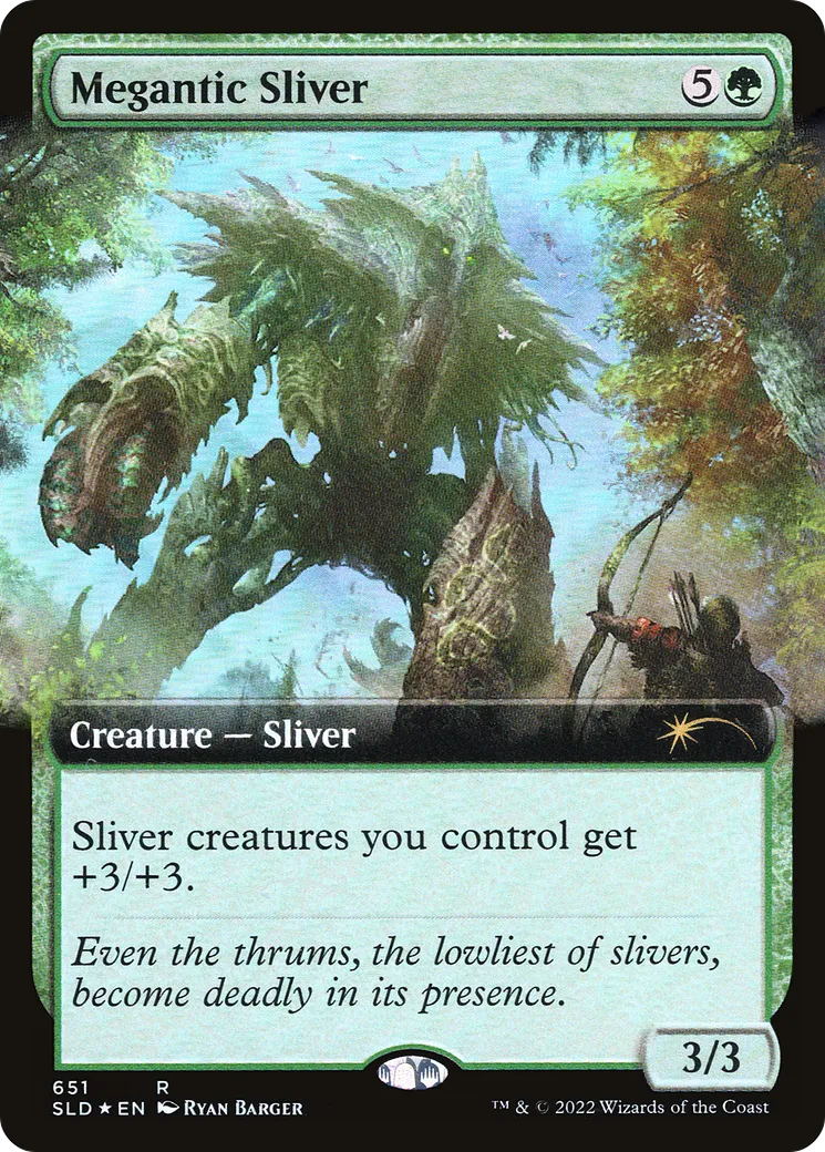 Megantic Sliver — Secret Lair Drop — Magic: The Gathering