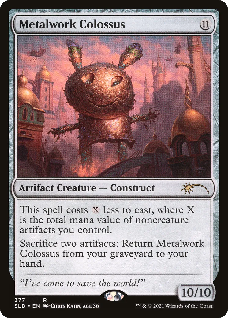 Metalwork Colossus — Secret Lair Drop — Magic: The Gathering
