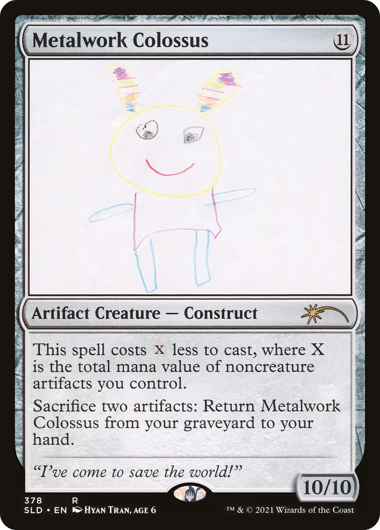 Metalwork Colossus — Secret Lair Drop — Magic: The Gathering