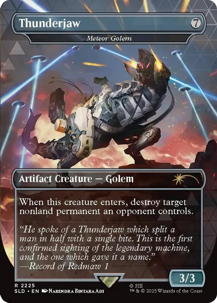 Meteor Golem — Secret Lair Drop — Magic: The Gathering