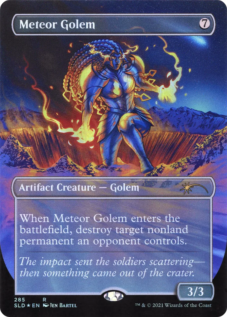 Meteor Golem — Secret Lair Drop — Magic: The Gathering