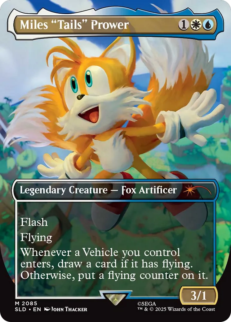 Miles "Tails" Prower — Secret Lair Drop — Magic: The Gathering