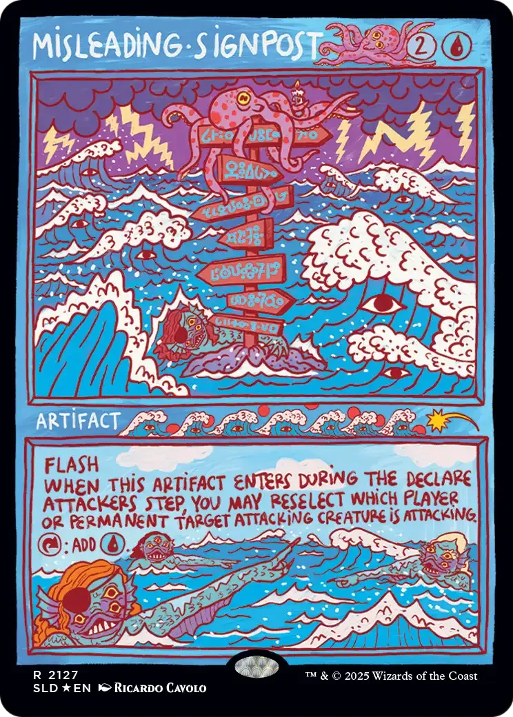 Misleading Signpost — Secret Lair Drop — Magic: The Gathering