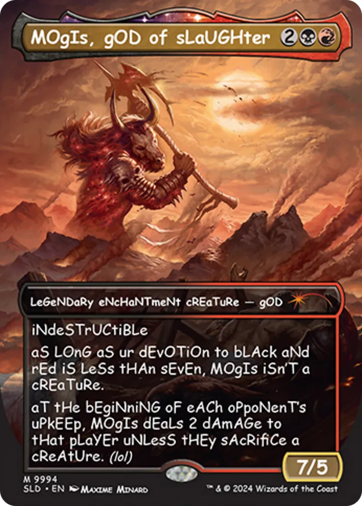 Mogis, God of Slaughter — Secret Lair Drop — Magic: The Gathering