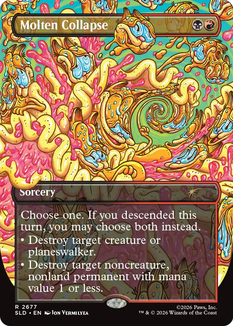 Effondrement en fusion — Secret Lair Drop — Magic: The Gathering