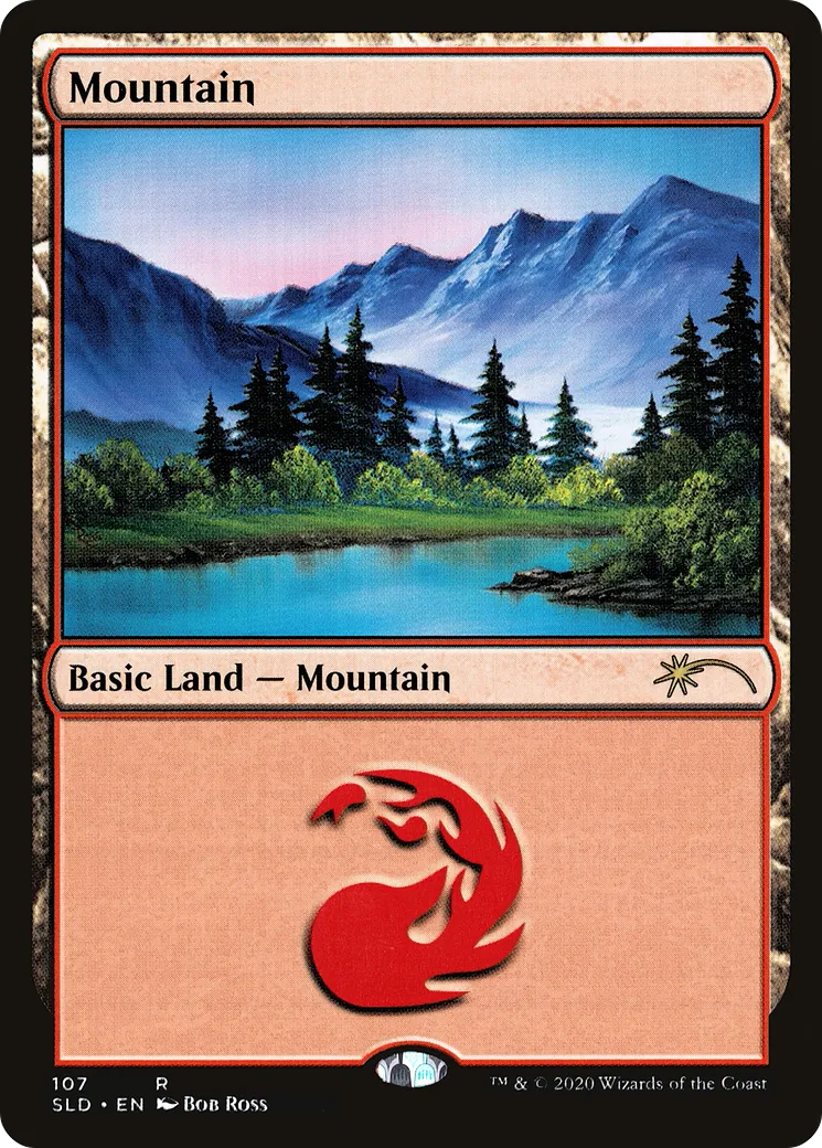 Mountain — Secret Lair Drop — Magic: The Gathering