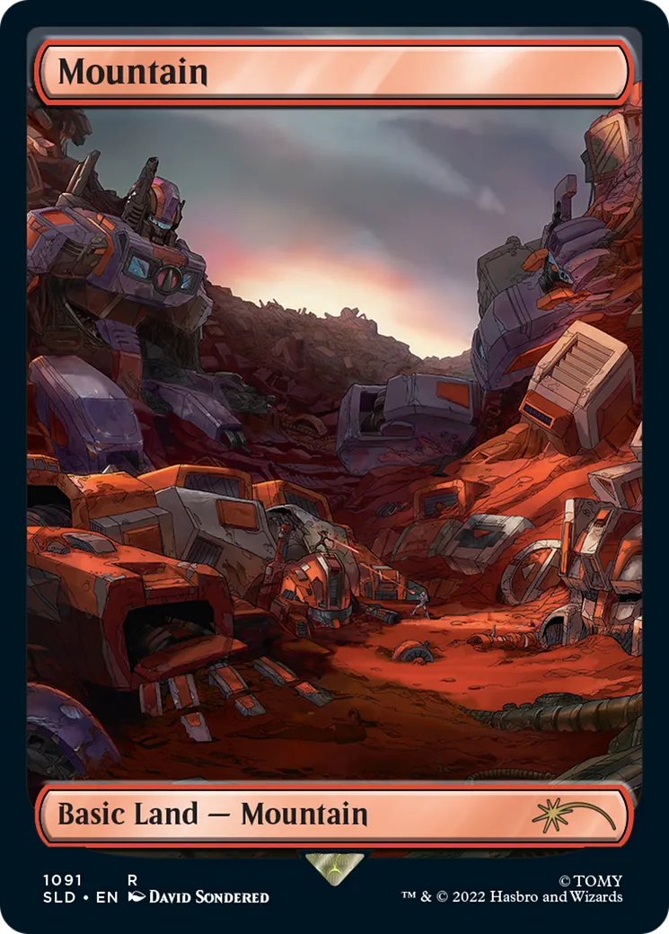 Mountain — Secret Lair Drop — Magic: The Gathering