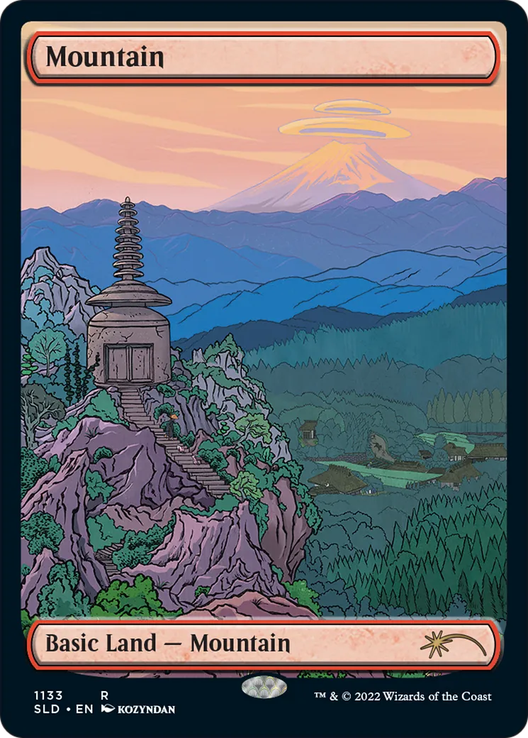 Mountain — Secret Lair Drop — Magic: The Gathering