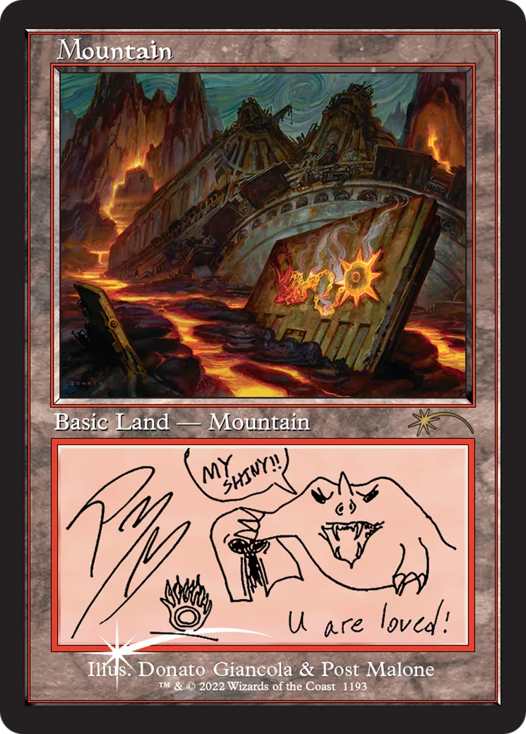 Mountain — Secret Lair Drop — Magic: The Gathering