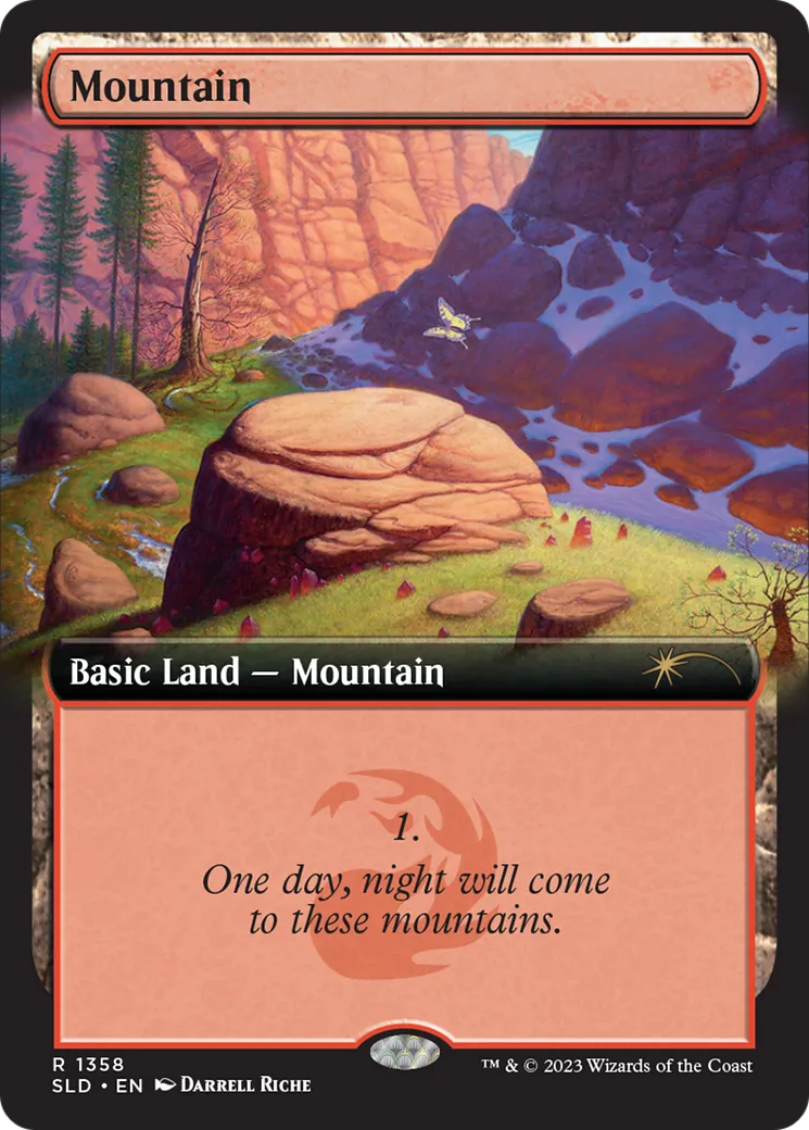 Mountain — Secret Lair Drop — Magic: The Gathering