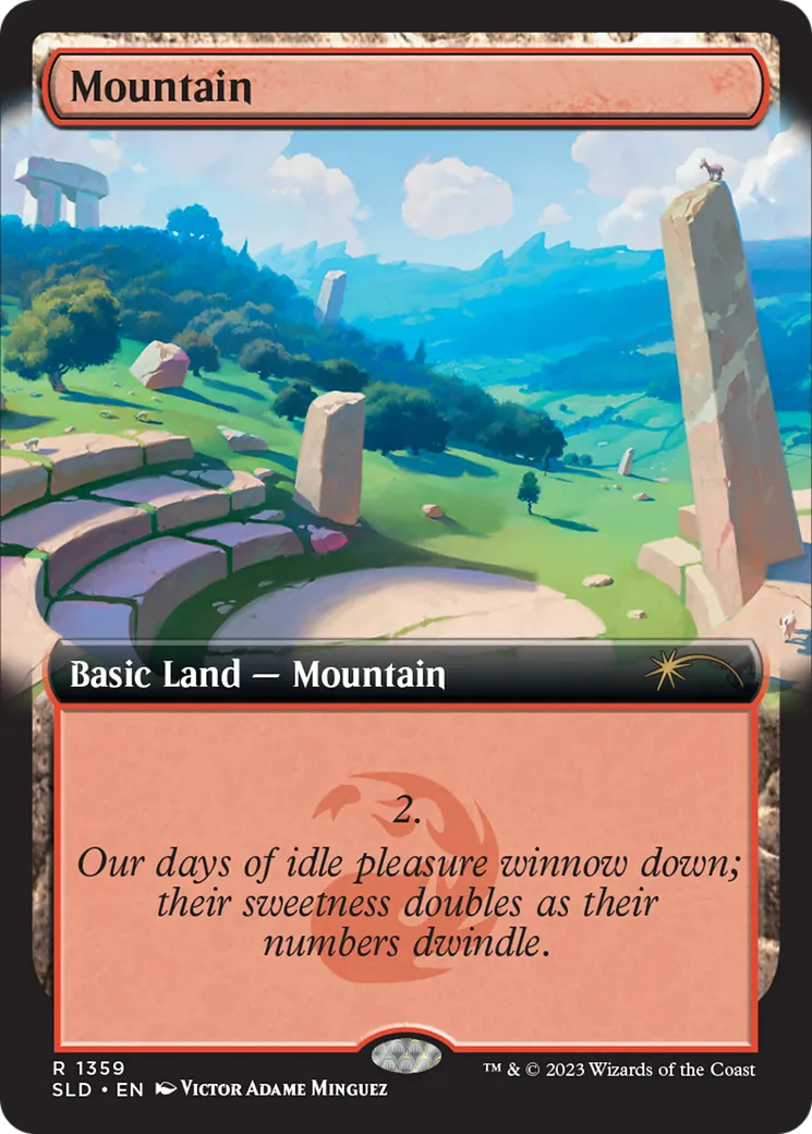 Mountain — Secret Lair Drop — Magic: The Gathering