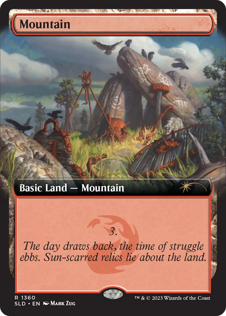 Mountain — Secret Lair Drop — Magic: The Gathering