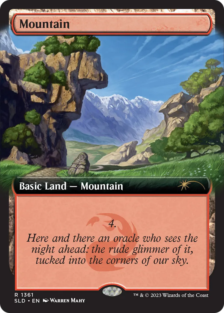 Mountain — Secret Lair Drop — Magic: The Gathering