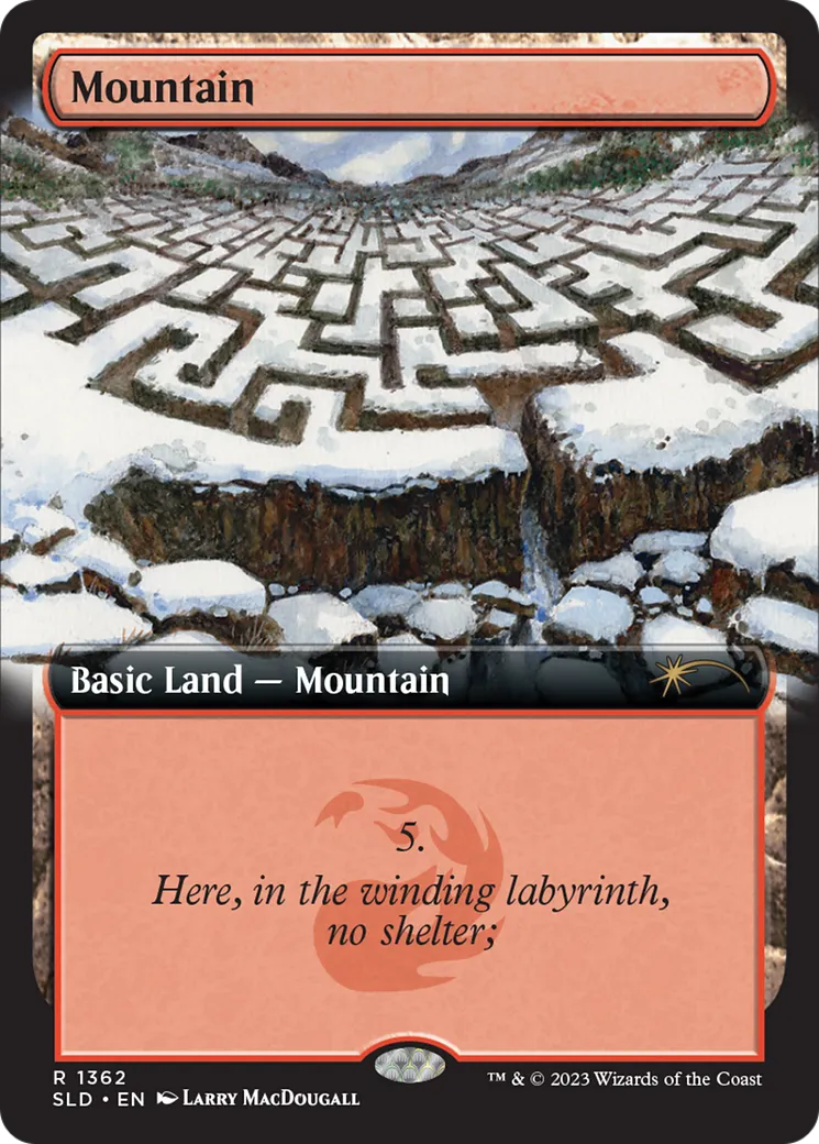 Mountain — Secret Lair Drop — Magic: The Gathering
