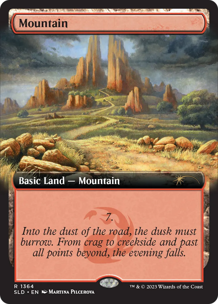 Mountain — Secret Lair Drop — Magic: The Gathering