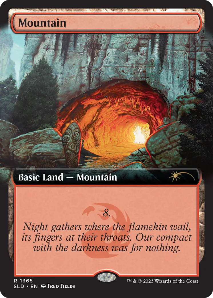 Mountain — Secret Lair Drop — Magic: The Gathering