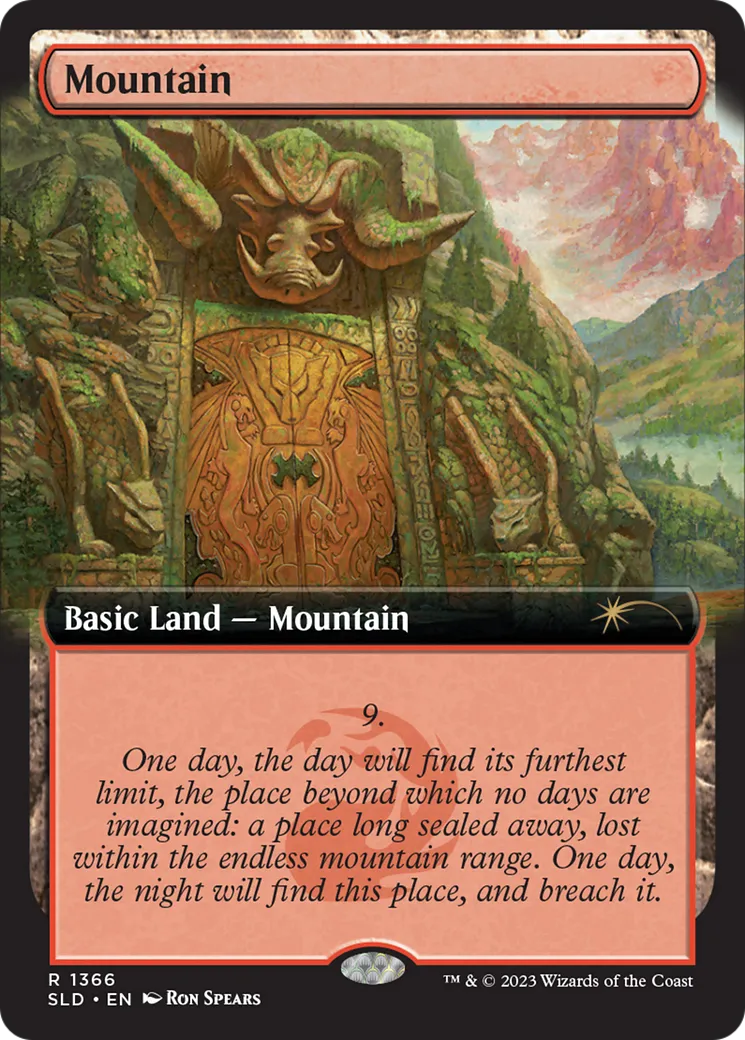 Mountain — Secret Lair Drop — Magic: The Gathering