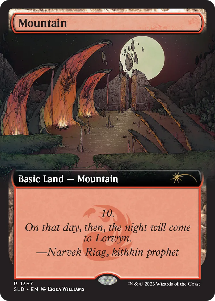 Mountain — Secret Lair Drop — Magic: The Gathering