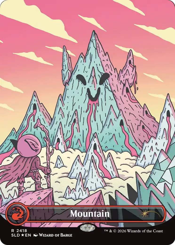 Mountain — Secret Lair Drop — Magic: The Gathering
