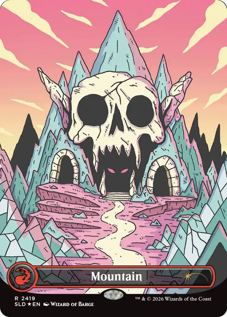 Mountain — Secret Lair Drop — Magic: The Gathering