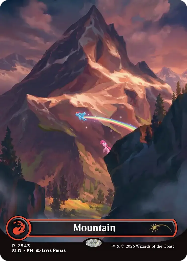 Mountain — Secret Lair Drop — Magic: The Gathering