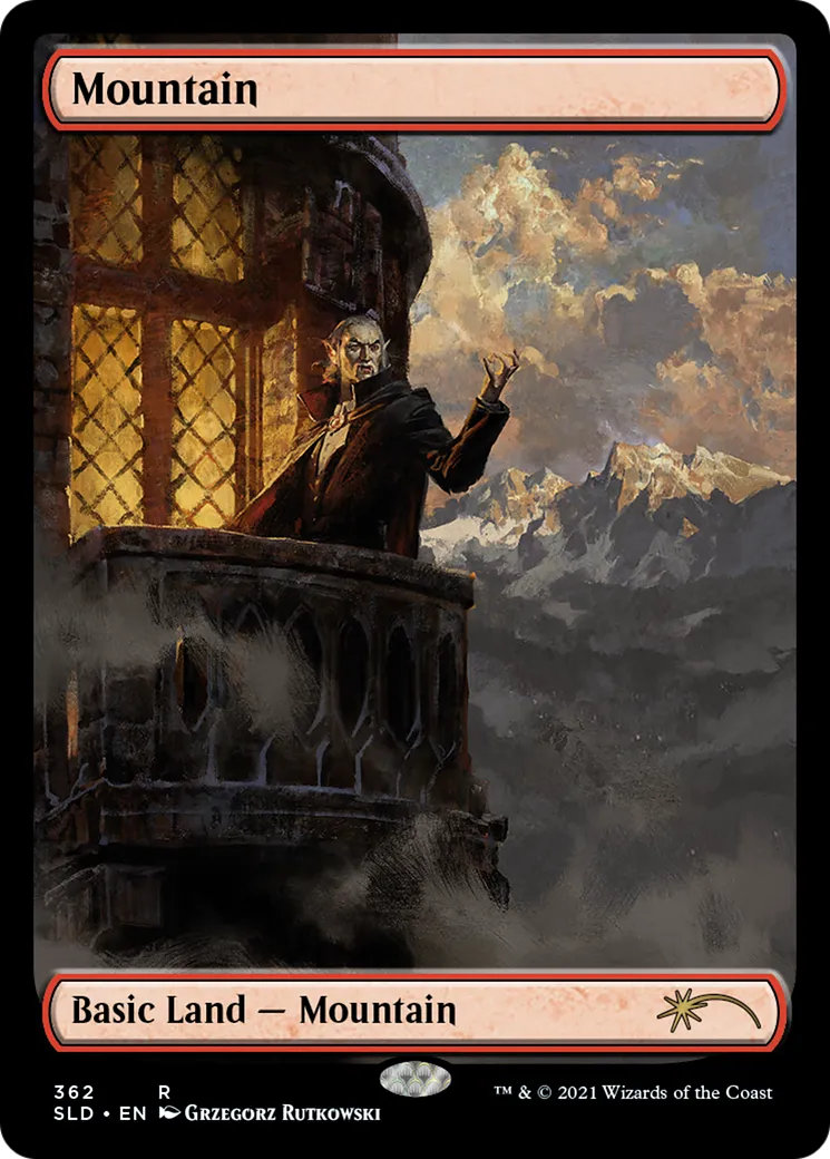 Mountain — Secret Lair Drop — Magic: The Gathering