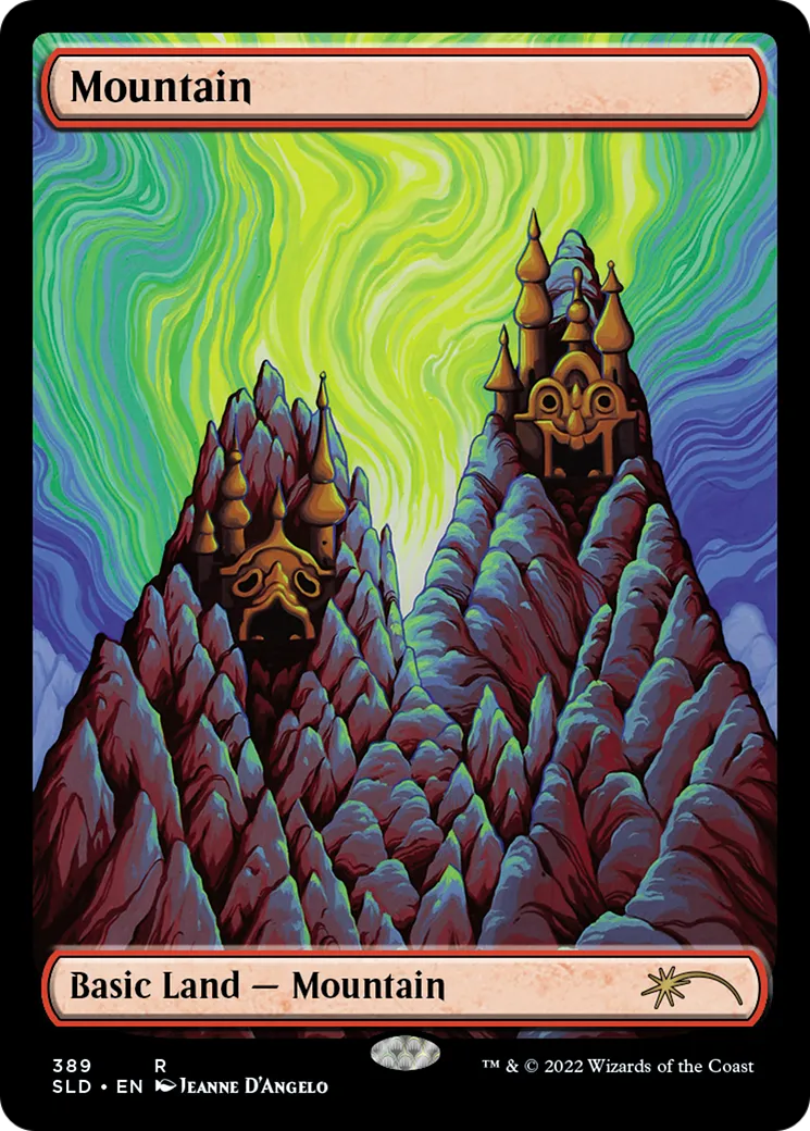 Mountain — Secret Lair Drop — Magic: The Gathering