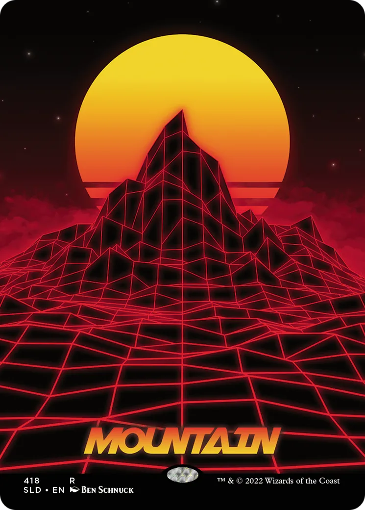 Mountain — Secret Lair Drop — Magic: The Gathering