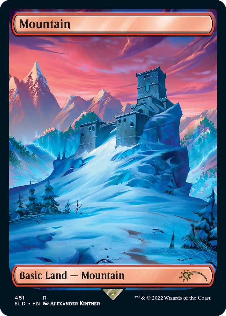 Mountain — Secret Lair Drop — Magic: The Gathering
