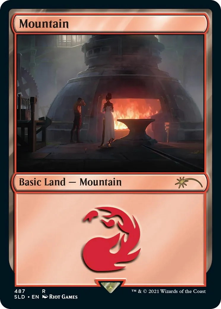 Mountain — Secret Lair Drop — Magic: The Gathering