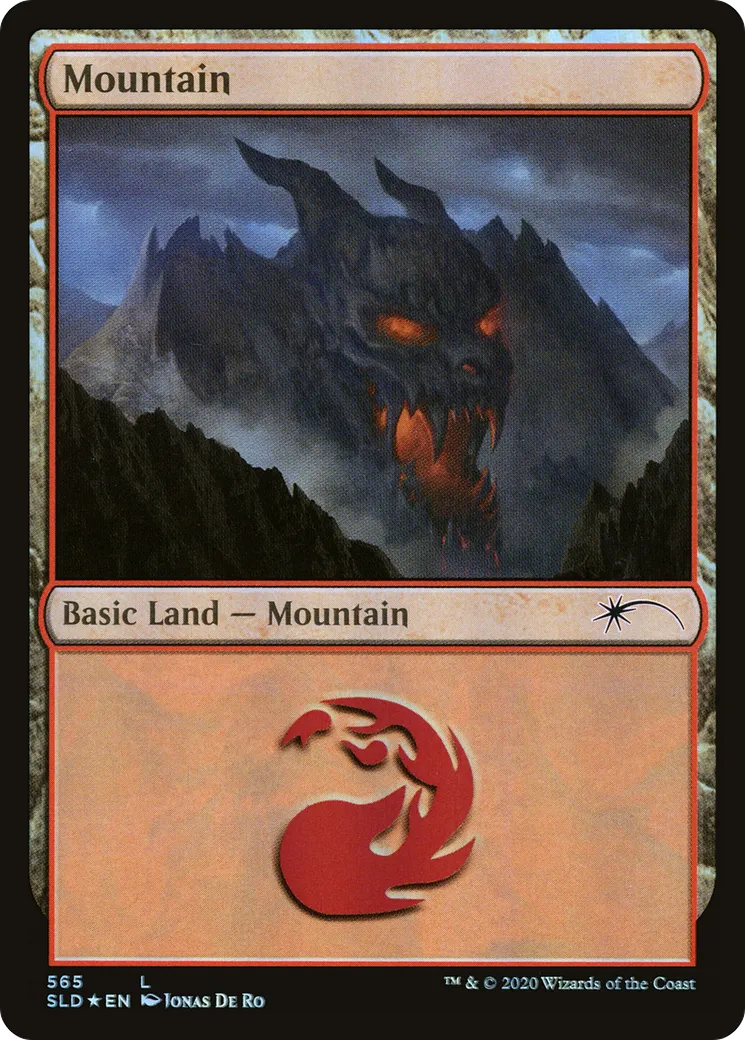 Mountain — Secret Lair Drop — Magic: The Gathering
