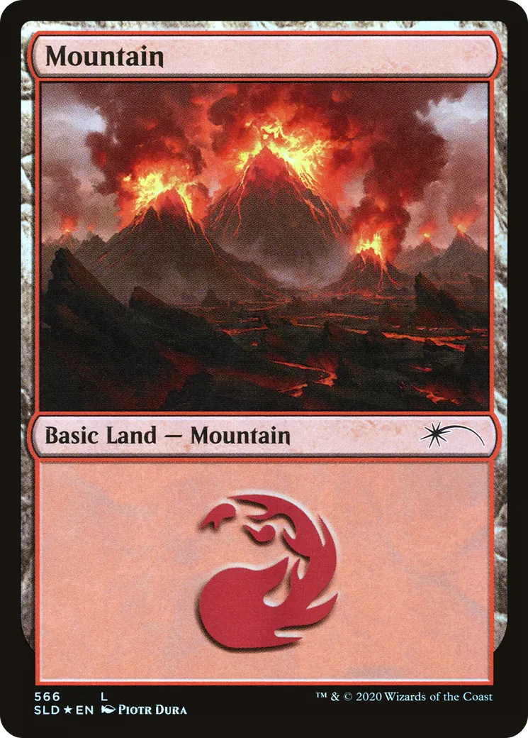 Mountain — Secret Lair Drop — Magic: The Gathering