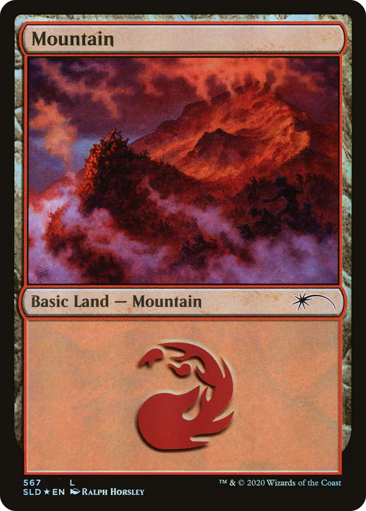 Mountain — Secret Lair Drop — Magic: The Gathering