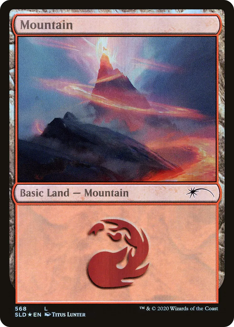 Mountain — Secret Lair Drop — Magic: The Gathering