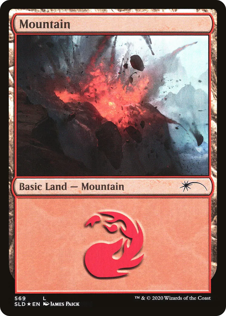 Mountain — Secret Lair Drop — Magic: The Gathering